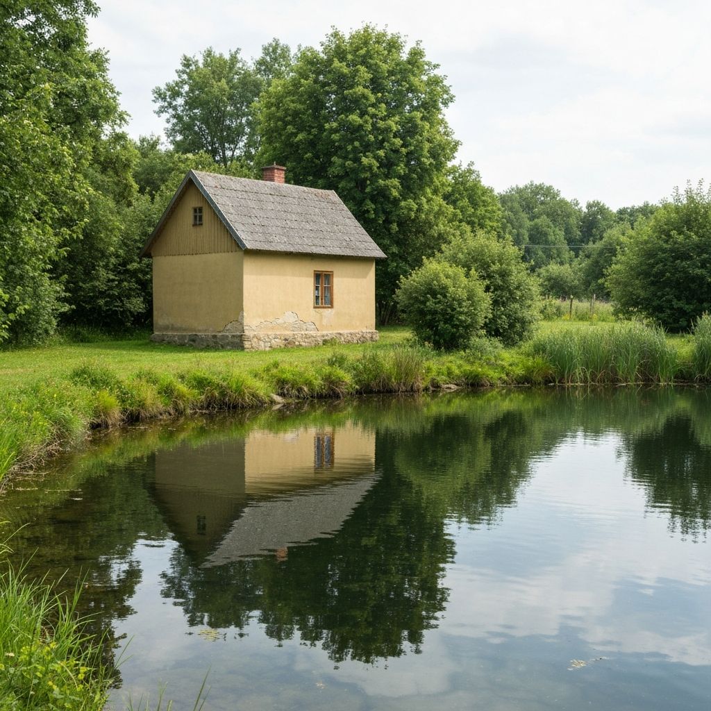 Chata u rybníka